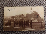 Fotografie de la 1880.Localitatea Nytra,Ungaria.Reducere!, Alb-Negru, Europa, Cladiri