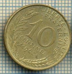 9431 MONEDA- FRANTA - 10 CENTIMES -anul 1968 -starea care se vede foto