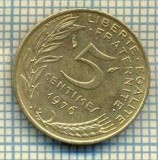 9447 MONEDA- FRANTA - 5 CENTIMES -anul 1976 -starea care se vede