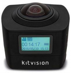 Action Camera - KitVision 360 Immerse, Wireless, Negru foto