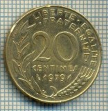 9392 MONEDA- FRANTA - 20 CENTIMES -anul 1979 -starea care se vede, Europa