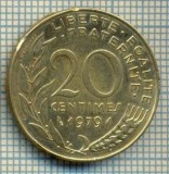 9392 MONEDA- FRANTA - 20 CENTIMES -anul 1979 -starea care se vede, Europa