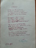 Poezie in manuscris, Victor Eftimiu; Schliemann, 1954