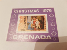 anglia/colonii/grenada 1976 pictura craciun MNH foto