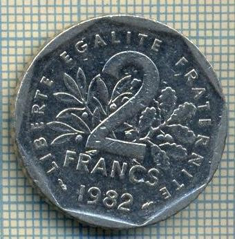 9461 MONEDA- FRANTA - 2 FRANCS -anul 1982 -starea care se vede foto