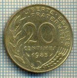 9385 MONEDA- FRANTA - 20 CENTIMES -anul 1985 -starea care se vede, Europa