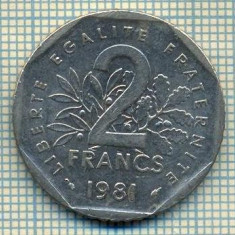 9459 MONEDA- FRANTA - 2 FRANCS -anul 1981 -starea care se vede