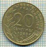 9389 MONEDA- FRANTA - 20 CENTIMES -anul 1983 -starea care se vede, Europa