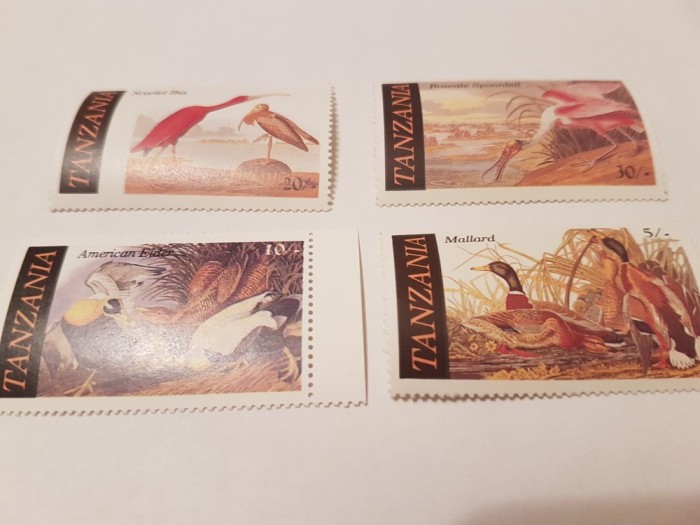 tanzania / pasari MNH