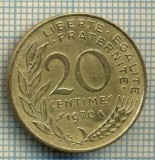 9406 MONEDA- FRANTA - 20 CENTIMES -anul 1970 -starea care se vede, Europa