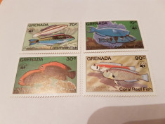 anglia/colonii/grenada grenadine 1984 pesti / serie MNH foto