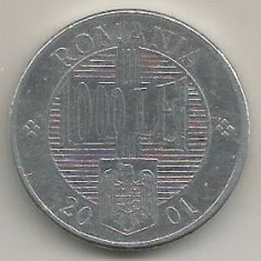 ROMANIA 1000 1.000 LEI 2001 [4] livrare in cartonas