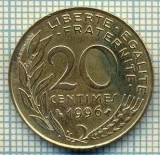 9409 MONEDA- FRANTA - 20 CENTIMES -anul 1996 -starea care se vede