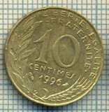 9439 MONEDA- FRANTA - 10 CENTIMES -anul 1996 -starea care se vede, Europa