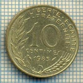 9413 MONEDA- FRANTA - 10 CENTIMES -anul 1985 -starea care se vede
