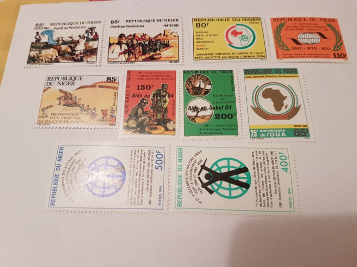 niger 1982-90 diverse MNH