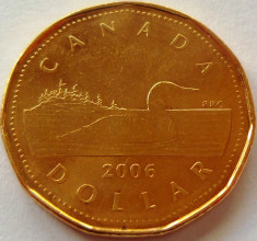 Moneda 1 Dolar - CANADA, anul 2006 *cod 4297 a.UNC foto