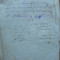 Document din 1854 , scris olograf