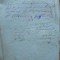 Document din 1854, scris olograf, cu completari in 1877