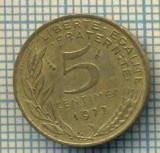 9490 MONEDA- FRANTA - 5 CENTIMES -anul 1977 -starea care se vede, Europa