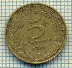 9486 MONEDA- FRANTA - 5 CENTIMES -anul 1971 -starea care se vede foto