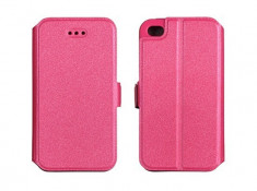 Husa Samsung Galaxy J7 2016 Flip Case Inchidere Magnetica Pink foto