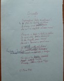 Poezie in manuscris, Victor Eftimiu; Cervantes, 1968
