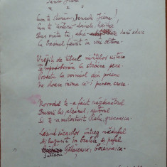 Poezie in manuscris , Victor Eftimiu ; Iancu Jianu , 1954 , mason , aroman