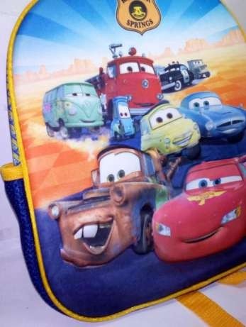 Ghiozdan 3D Fulger Mcqueen, Thomas pentru copii foto mare Ghiozdan 3D Fulger Mcqueen, Thomas pentru copii foto mare