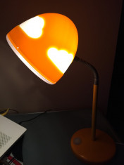 Ikea SKOJIG veioza birou, cu LED inclus, reglabila, culoare portocaliu foto