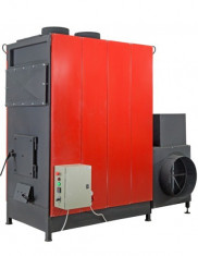 Generatoare de aer cald pe combustibil solid 105kW foto