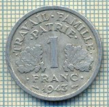 9476 MONEDA- FRANTA - 1 FRANC -anul 1943 -GUVERN VICHY -starea care se vede, Europa