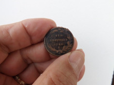 Moneda de 1 kreuzer 1780,litera K.Reducere! foto