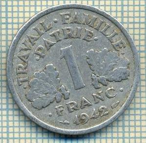 9472 MONEDA- FRANTA - 1 FRANC -anul 1942 -GUVERN VICHY -starea care se vede foto