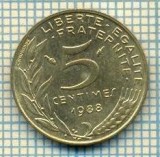 9485 MONEDA- FRANTA - 5 CENTIMES -anul 1988 -starea care se vede