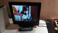 TV LCD 15 INCH HD TELESYSTEM PALCO + TELECOMANDA NOUA foto