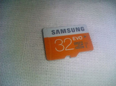 Card memorie 32 GB Samsung Micro SDHC EVO UHS-1 Clasa 10 foto