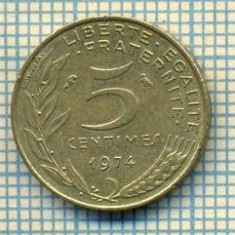 9483 MONEDA- FRANTA - 5 CENTIMES -anul 1974 -starea care se vede