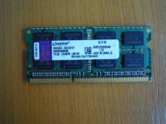 Memorie RAM laptop Sodimm 4 Gb DDR3 Kingston KVR1333D3S9/4G Transport gratuit! foto