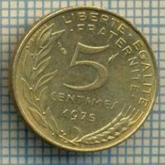 9497 MONEDA- FRANTA - 5 CENTIMES -anul 1975 -starea care se vede