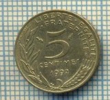 9482 MONEDA- FRANTA - 5 CENTIMES -anul 1992 -starea care se vede