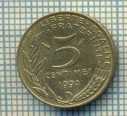 9482 MONEDA- FRANTA - 5 CENTIMES -anul 1992 -starea care se vede foto