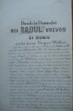 Traducerea unui hrisov al Domnului Radu Voievod , al Tarii Ungro - Vlahiei ,1833