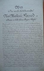 Traducere interbelica, hrisov al Lui Mateiu Voievod, Domn a Ungro - Vlahii, 1639 foto