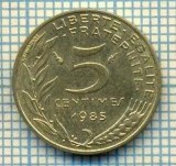 9492 MONEDA- FRANTA - 5 CENTIMES -anul 1985 -starea care se vede
