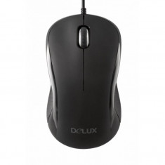 Mouse Delux optic USB DLM-391 Negru foto