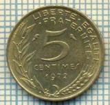 9484 MONEDA- FRANTA - 5 CENTIMES -anul 1972 -starea care se vede