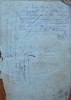 Document din 1870, scris olograf