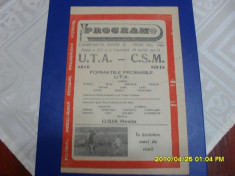 program UTA - CSM Resita foto