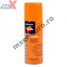 Spray de uns lant Repsol Moto Chain 400 ml, Cod Produs: 023644 foto